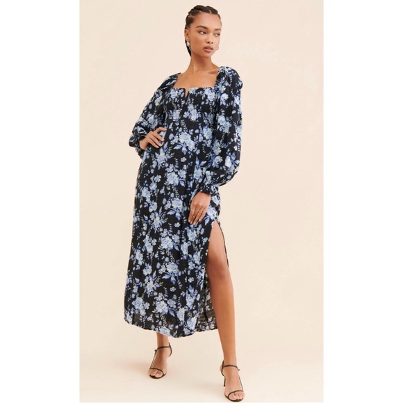 Free People Dresses & Skirts - FREE PEOPLE Floral Midi Dress
